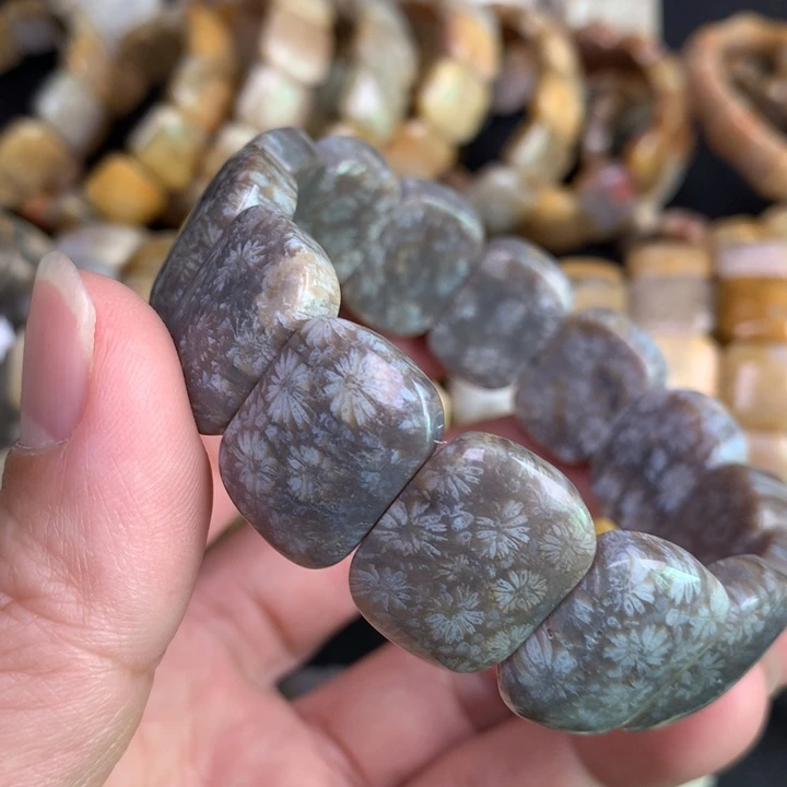 【闪购商品】硅化珊瑚（珊瑚玉）手链未镶嵌