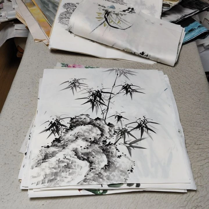 蒲***育国画国画花鸟花鸟国画