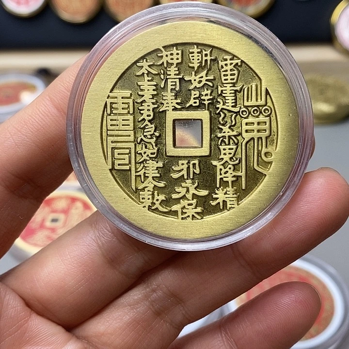 铜现代仿制工艺文创铜币