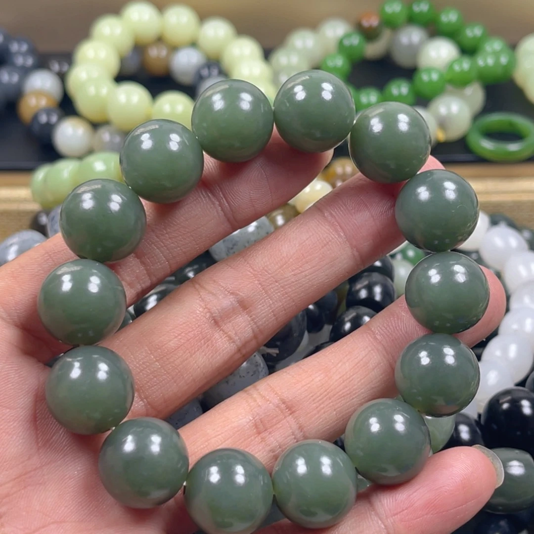 和田玉手串未镶嵌