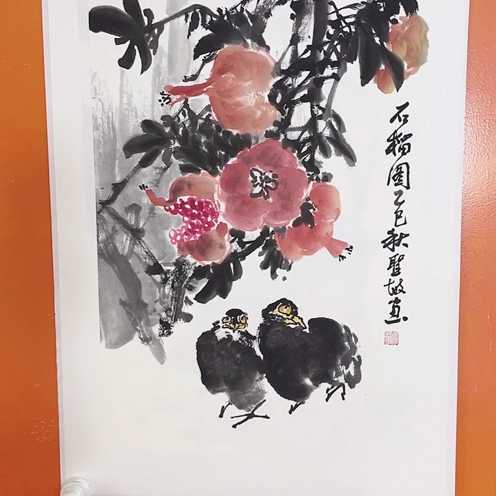 国画张圣敏先生纯手绘作品