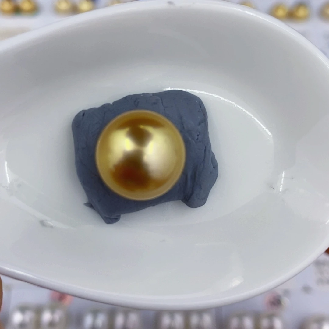 未镶嵌海水珍珠裸珠12-13mm南洋金珠376