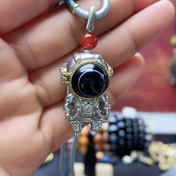 玛瑙/玉髓合金颈饰