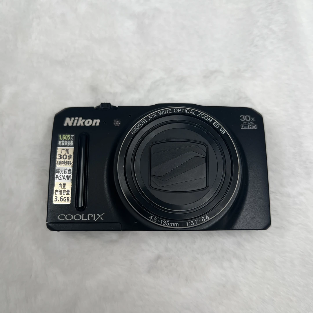 95新 Nikon/尼康 9700S黑色wifi1600w像素30倍光变可摄月拍演唱会
