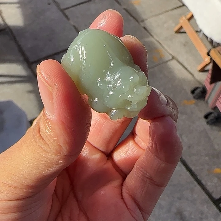 颈饰未镶嵌和田玉新疆且末蓝