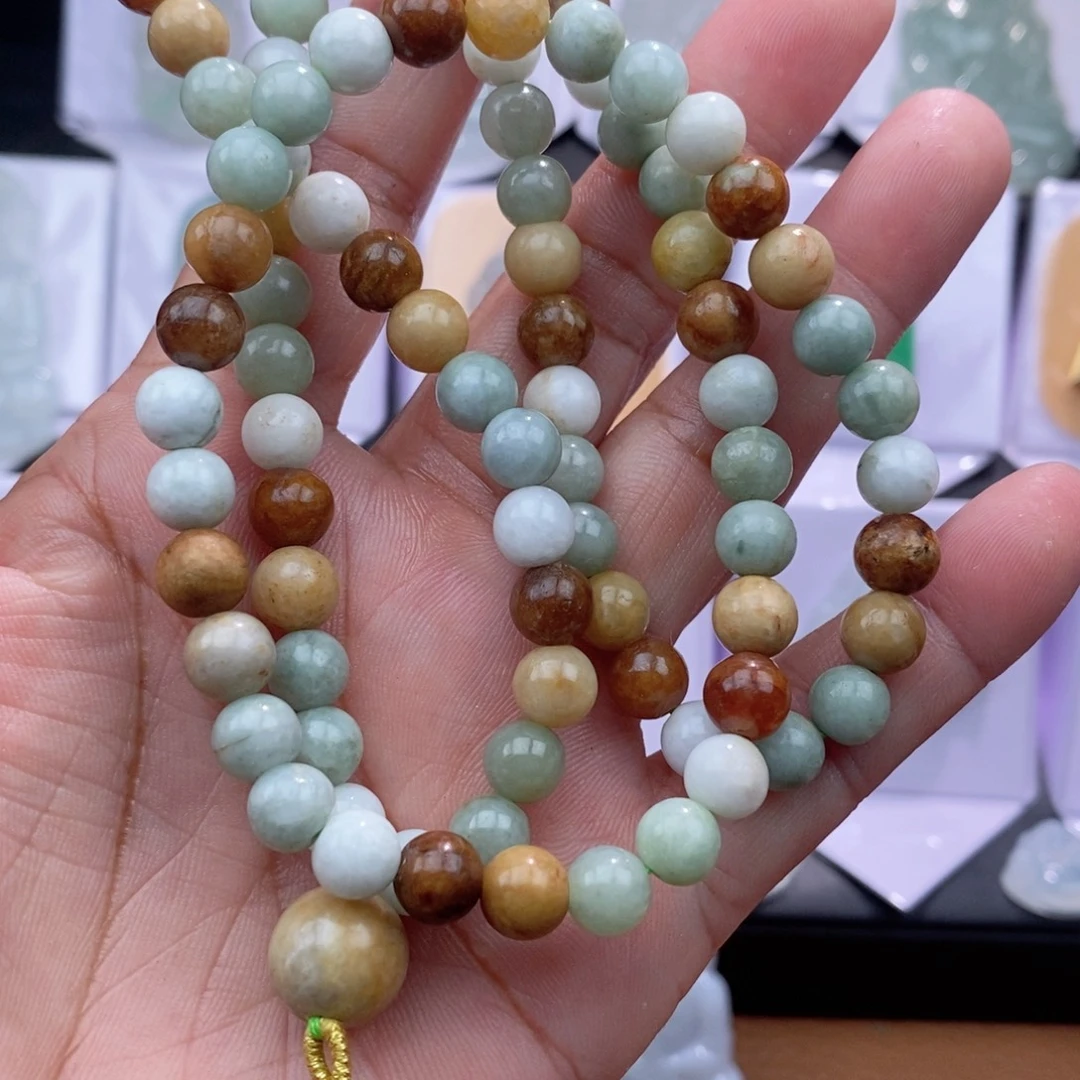 翡翠未镶嵌颈饰108