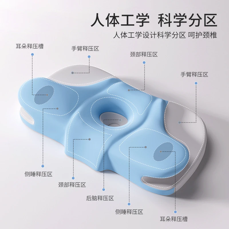 枕头护颈椎深睡眠安睡枕记忆棉慢回弹枕芯成人头部睡觉酒店记忆枕