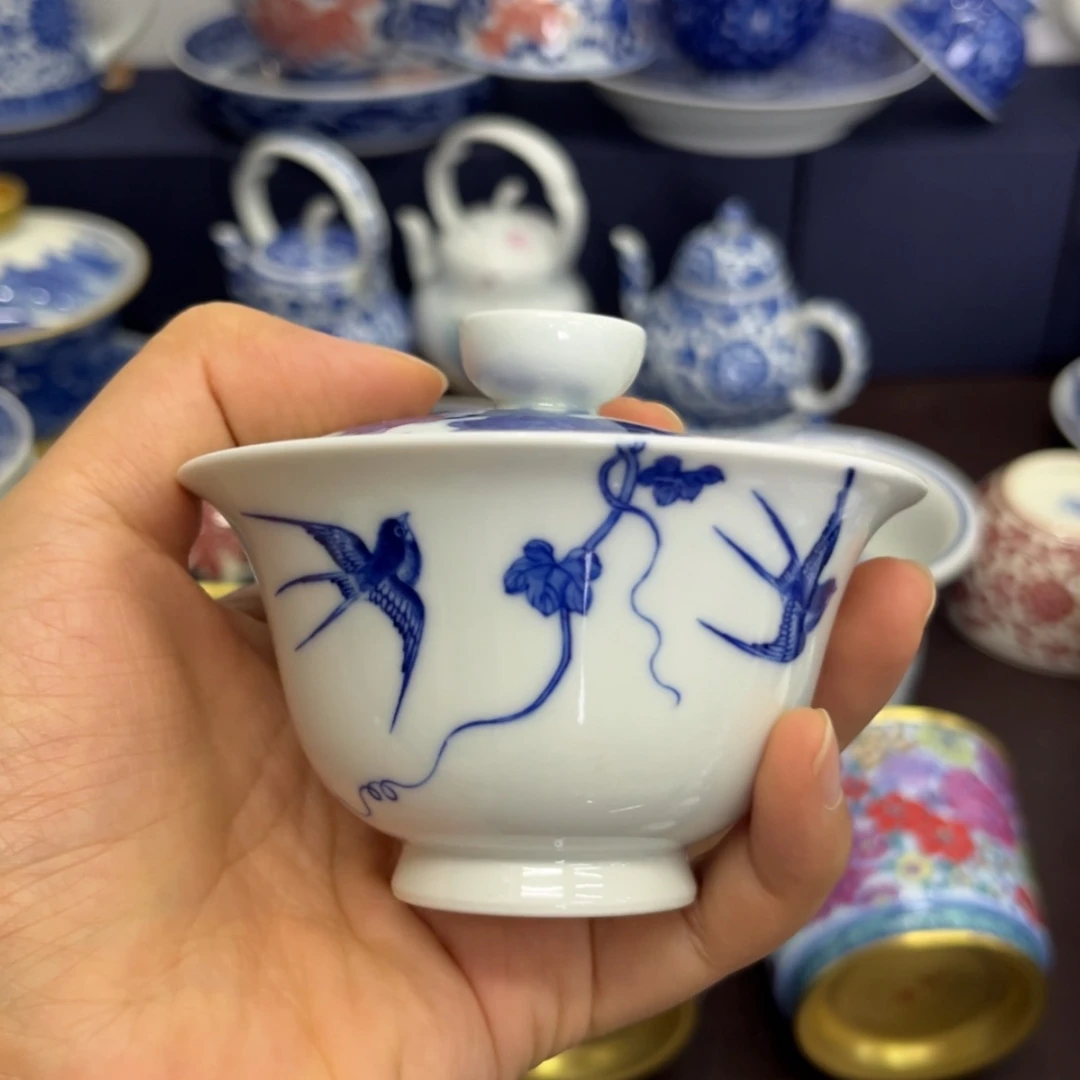 【闪购商品】景德镇手工手绘陶瓷?**寶