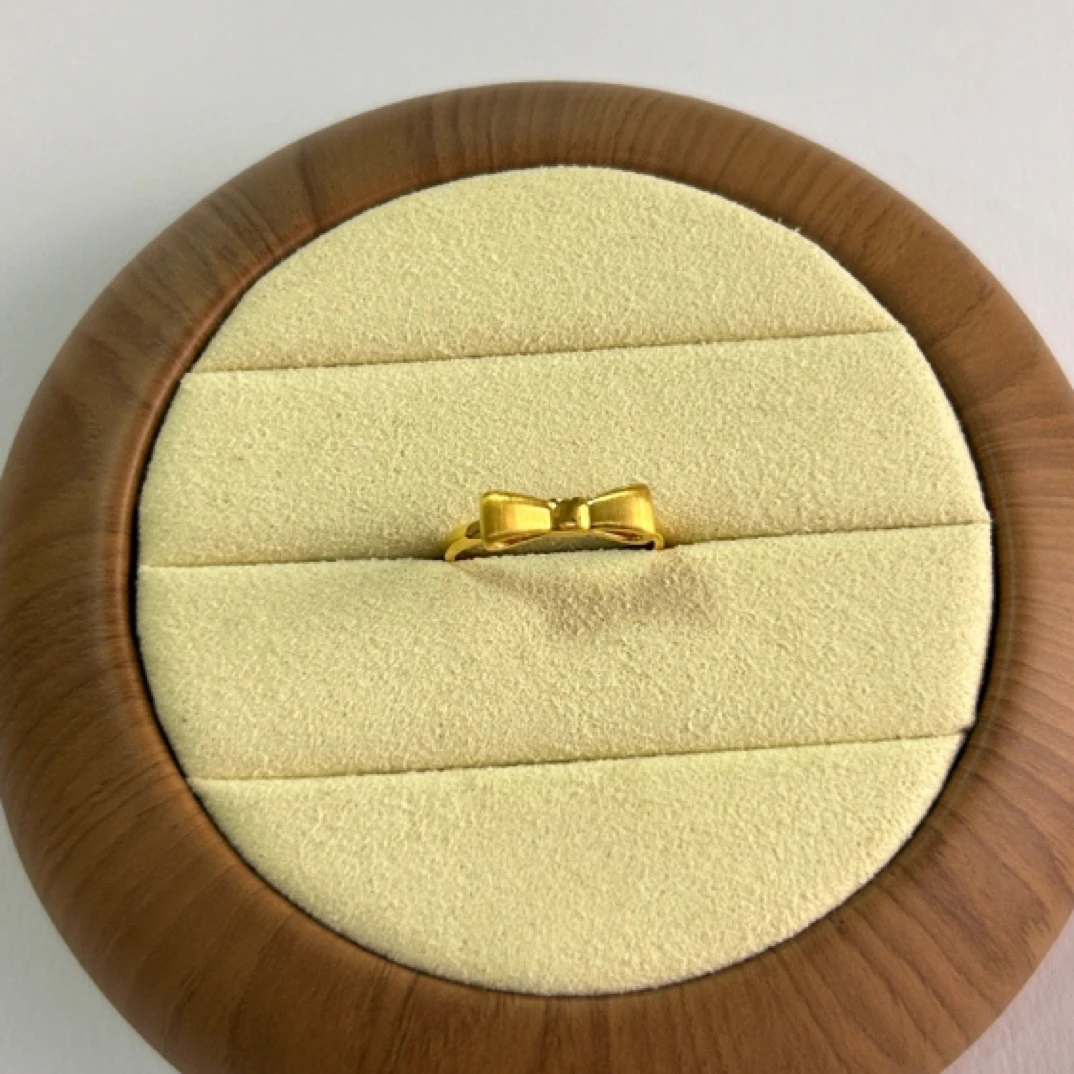 足金999 克重0.97 12号 新款在逃公主戒指
