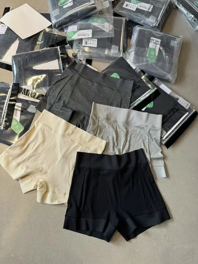 JING四季款23310无痕安全裤女士高腰收腹提臀平角裤