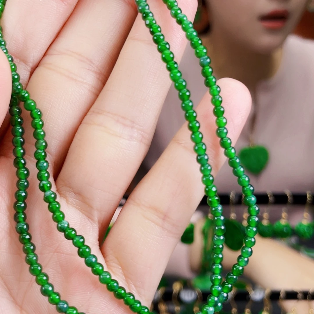 翡翠未镶嵌耳饰饰品