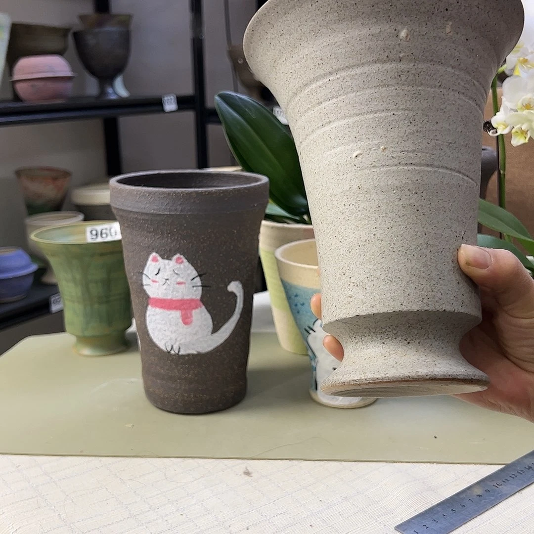 景德镇陶瓷口12高21瑕疵