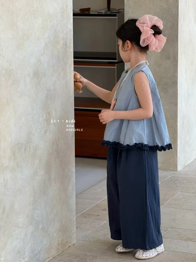 女童中童 棉布套装 60380