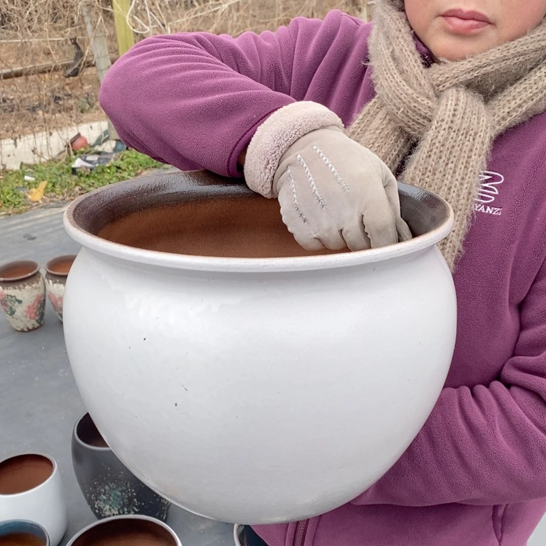 红陶口30高24～～～