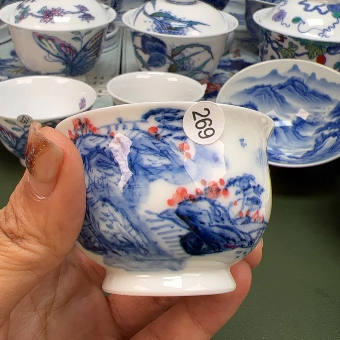 杯沙沙手工手绘茶具269