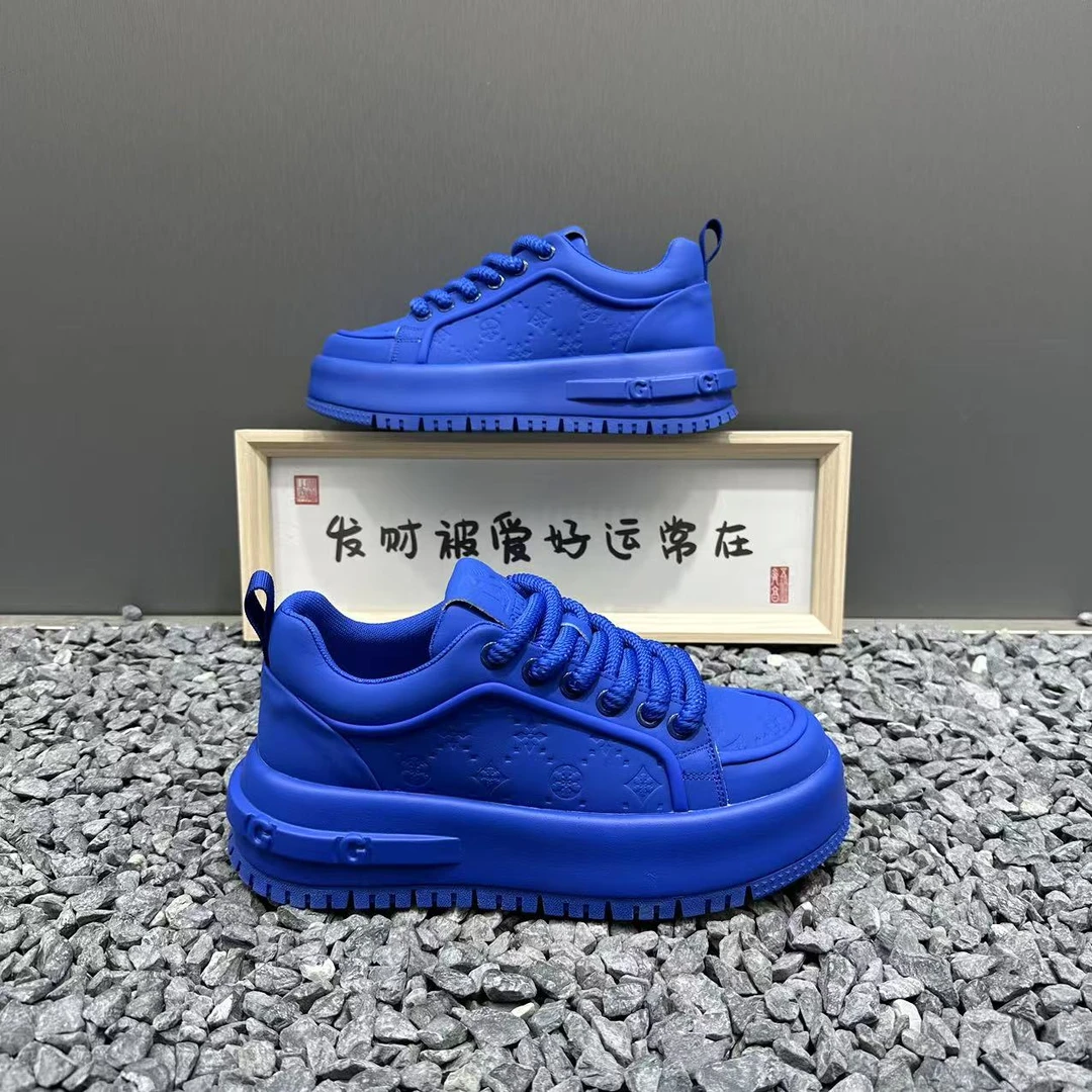 男鞋2025新款舒适爆款增高软底轻便透气低帮老爹鞋休闲运动鞋