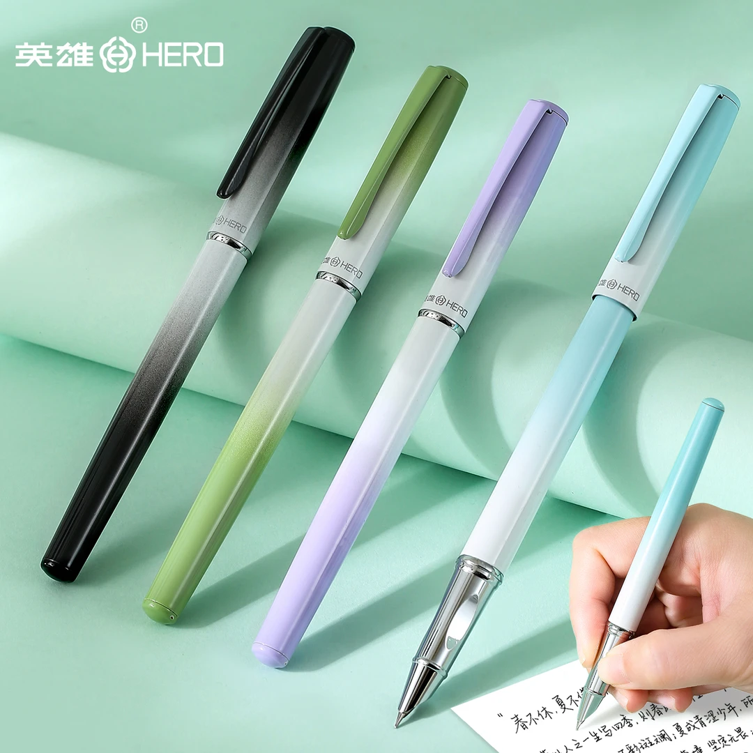 HERO/英雄钢笔三年级小学生专用正姿练字高颜值可换墨囊专属定制商品图