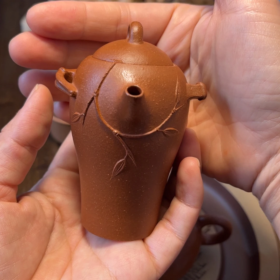 紫砂茶壶宜兴紫砂茶具半手工制作