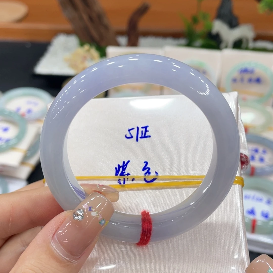 翡翠未镶嵌手镯天然缅甸翡翠A货手镯 66