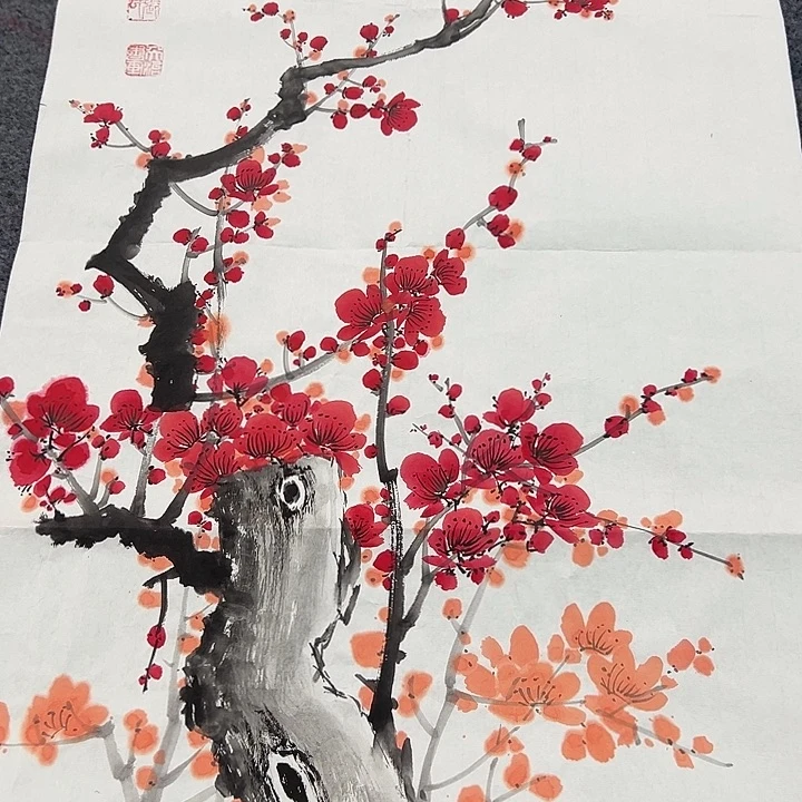 国画大大方方分享给他