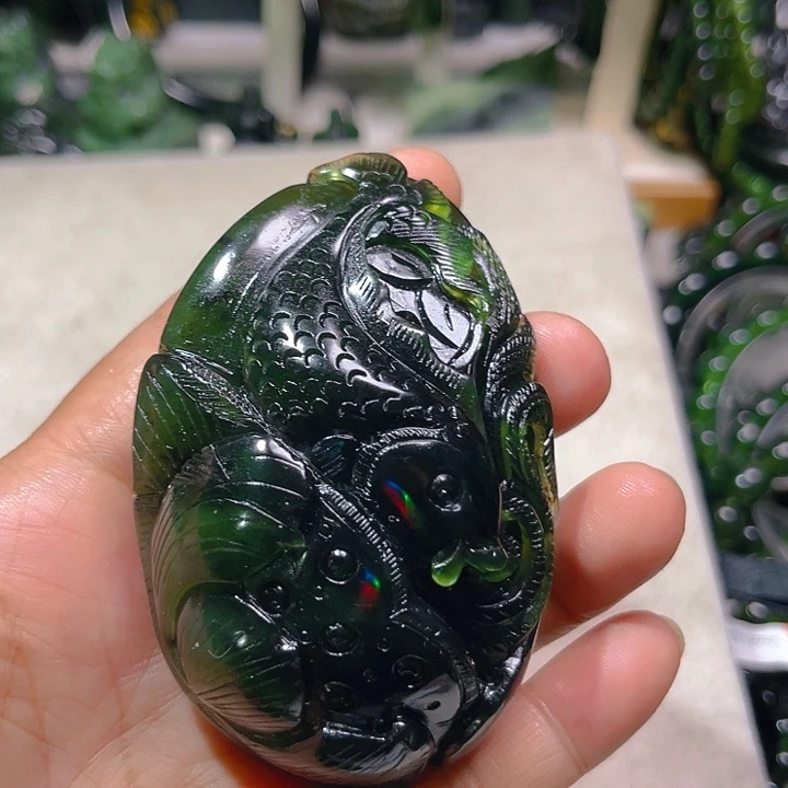 未镶嵌蛇纹石玉泰山玉