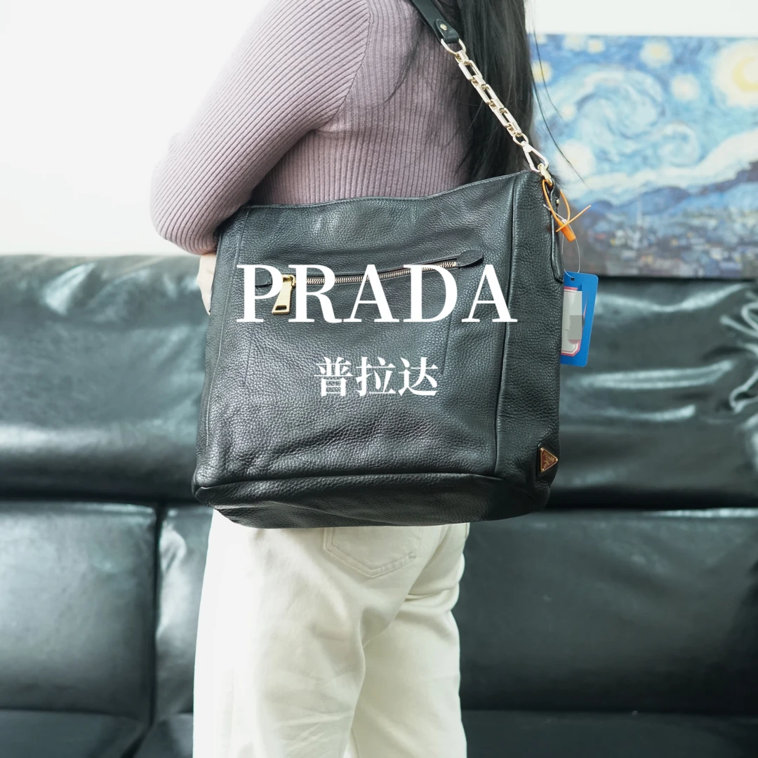 95新 Prada/普拉达 黑色单肩包/FYZG08313534/3534