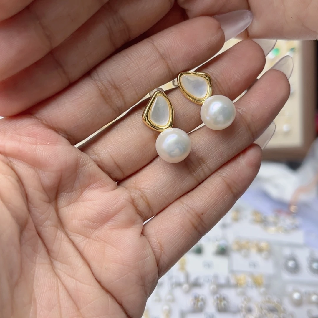 歌***儿淡水珍珠合金戒指