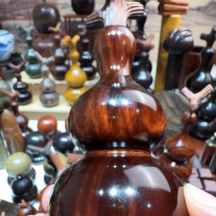 l***y大红酸枝东非小叶紫檀大葫芦7.9