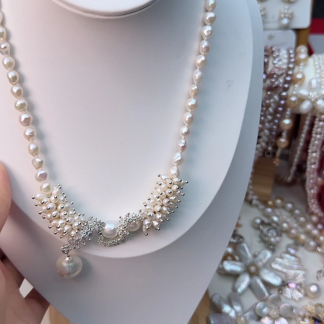 淡水珍珠未镶嵌颈饰