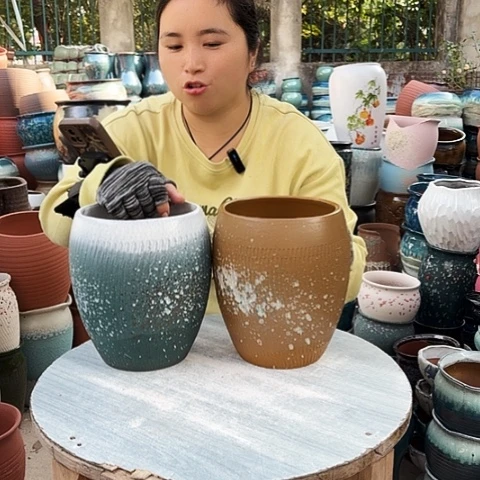 16口20高两个盆子。