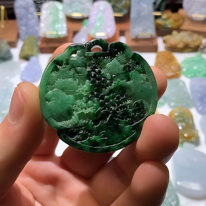 翡翠吊坠(不含链)未镶嵌