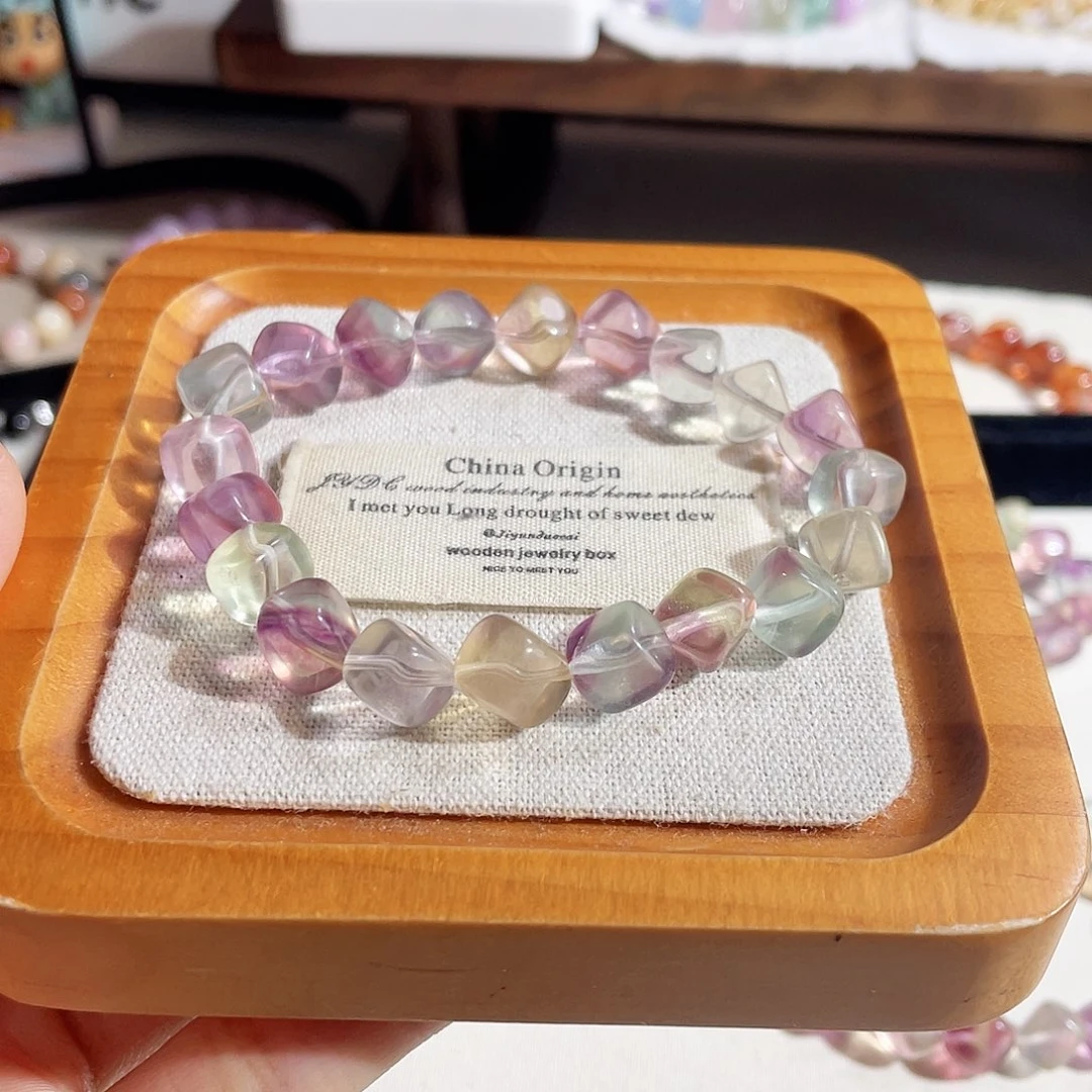 未镶嵌手串水晶Q Q糖萤石