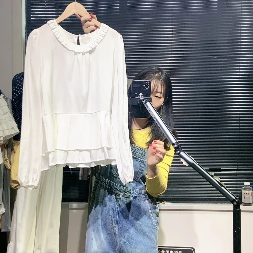 【闪购商品】白色长袖