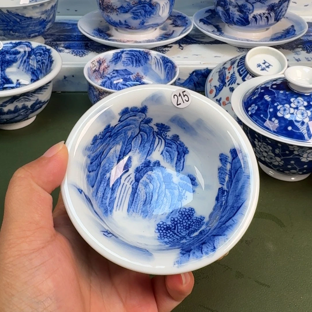景德镇纯手绘茶具圆圆215