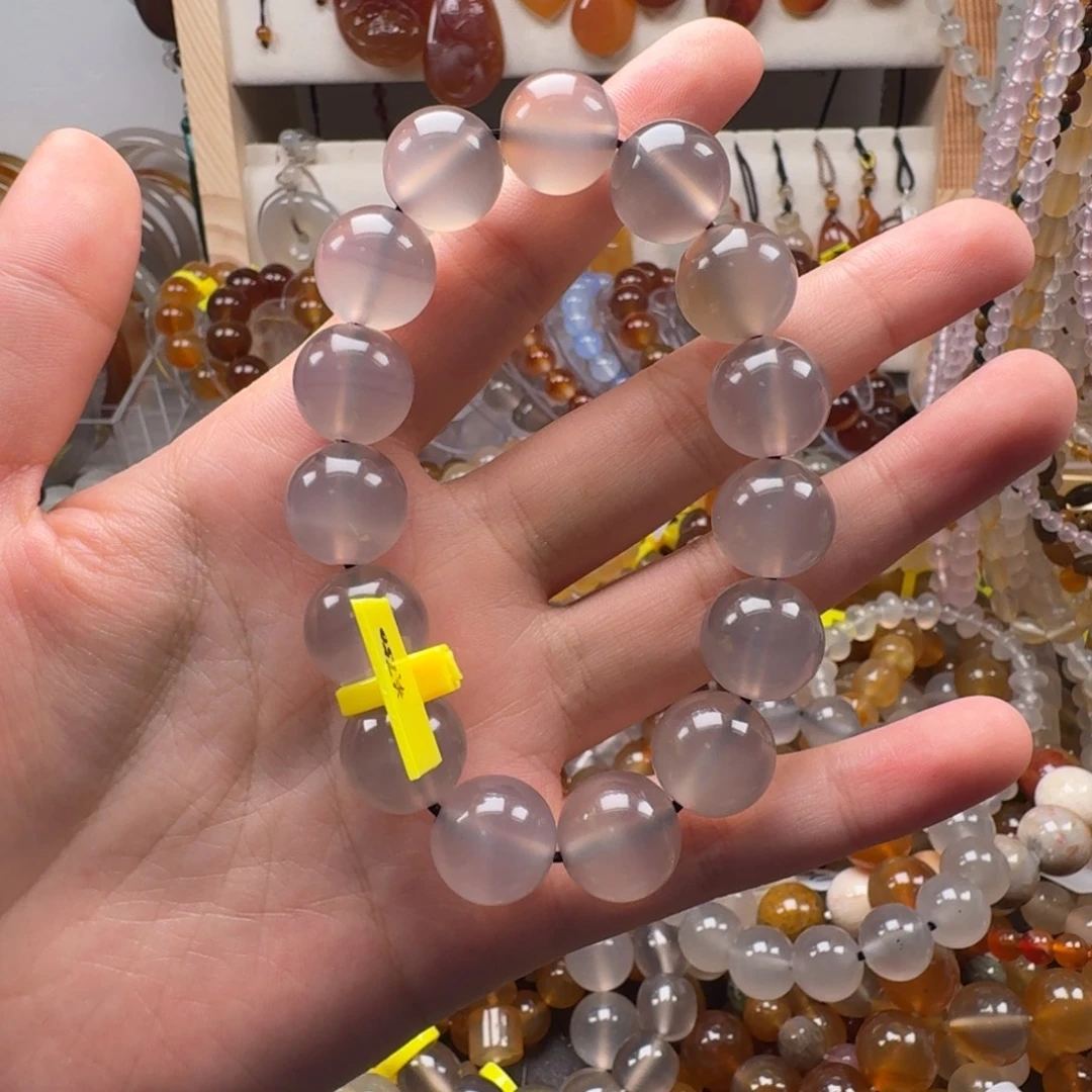 J****玛瑙/玉髓合金手链8001