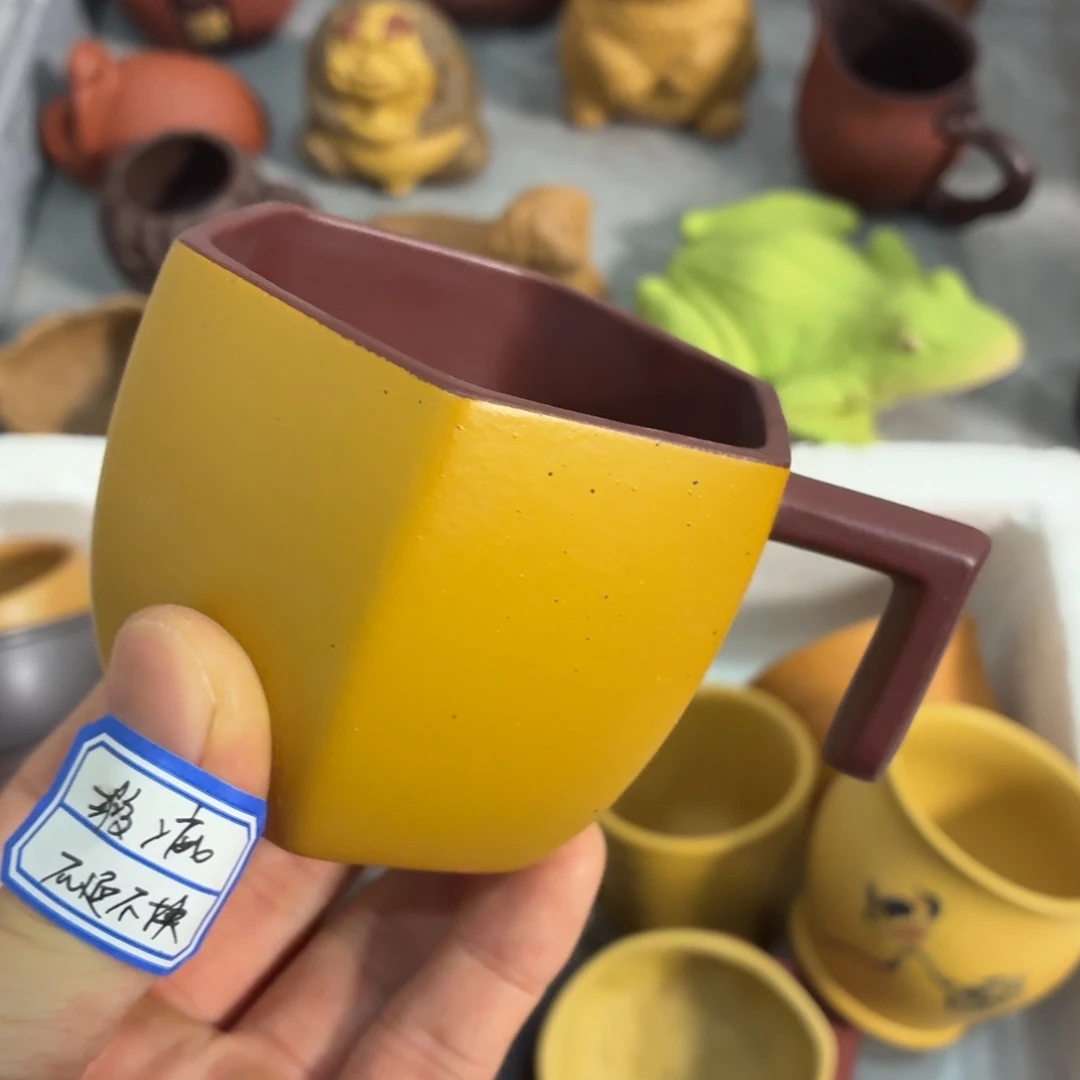 紫砂茶杯瑕疵不退不换介意勿拍
