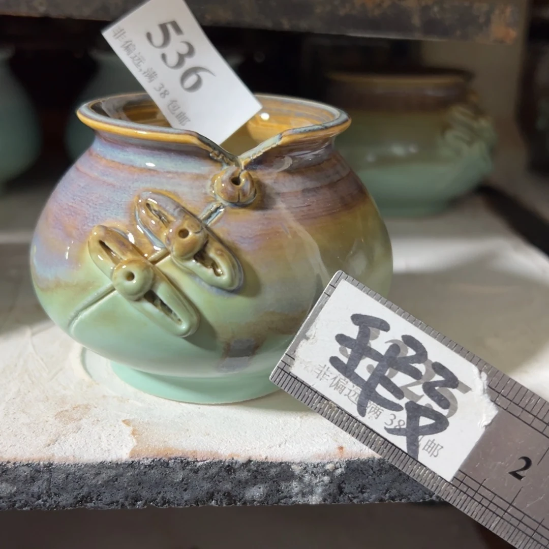 红陶景德镇手工花盆