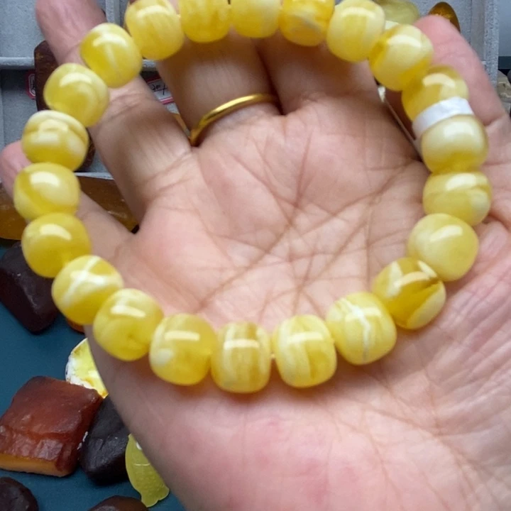 未镶嵌琥珀裸石用****6手串