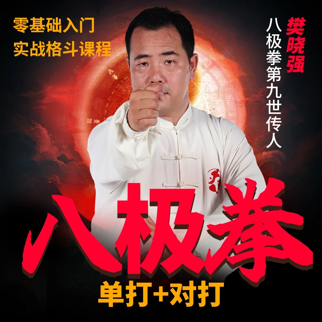 八极拳 筑基+实战 零基础自学教程 练就贴身靠打实战力