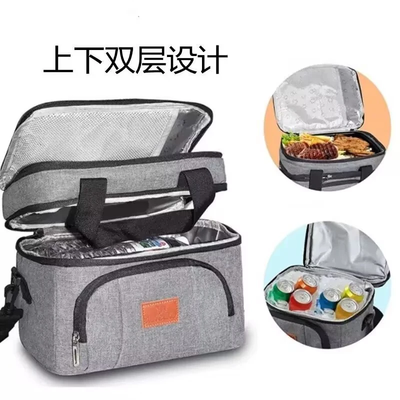 小号双层加厚手提保温保冷午餐包28*20*17.5
