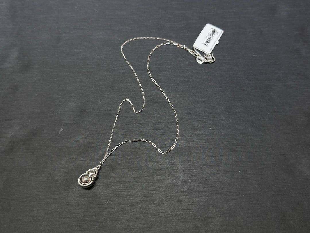 【金展珠宝】铂金 葫芦套链 AB链