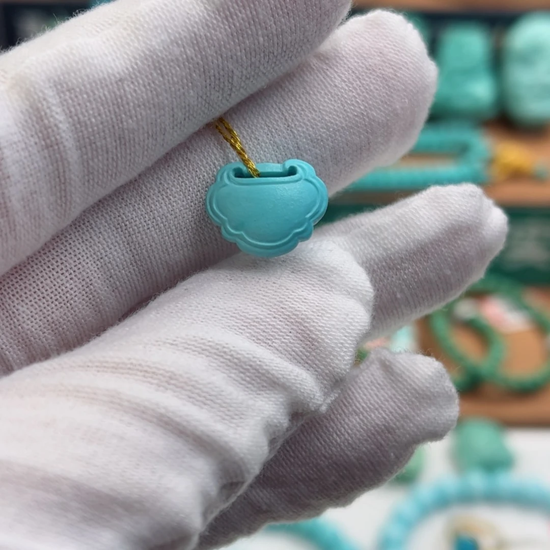 未镶嵌绿松石平安锁