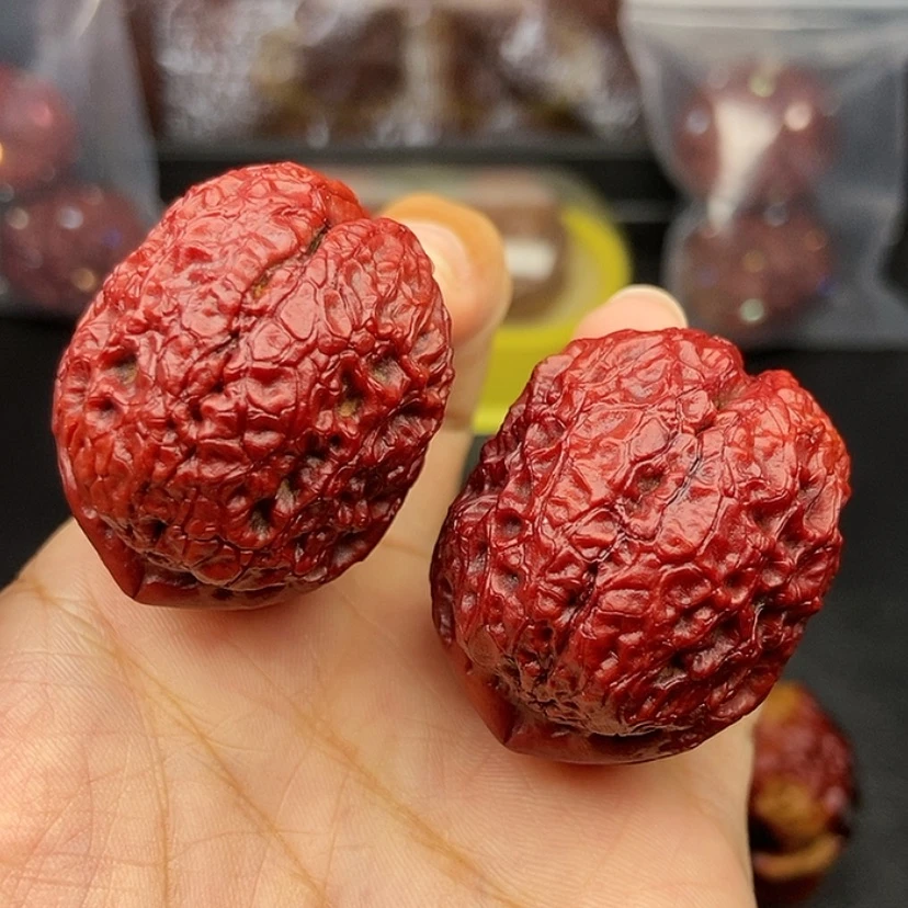【闪购商品】把件文玩核桃40尺金蟒元宝