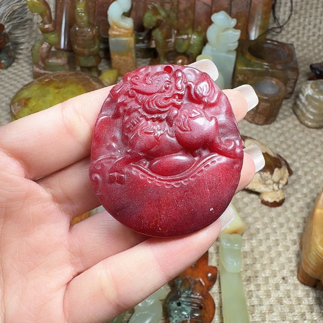 白玉菩提吊坠挂件