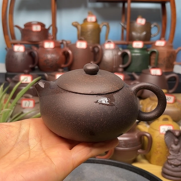 茶壶紫砂微瑕不带证书礼盒200cc