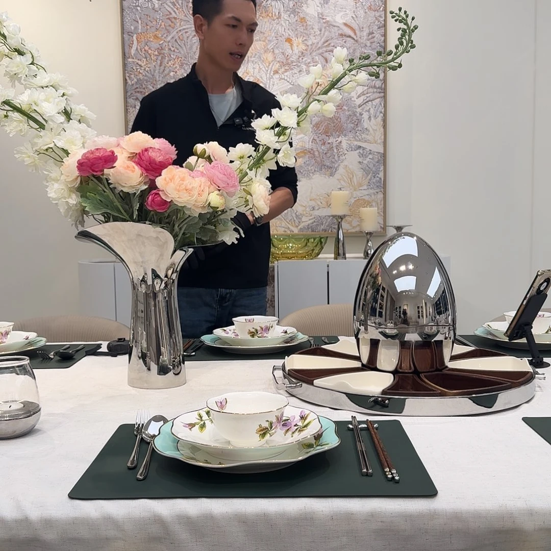 不锈钢魔蛋艺术托盘