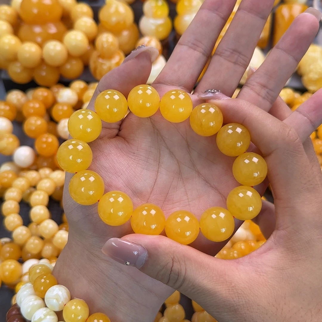 蜜蜡未镶嵌珠宝奇石同料17mm
