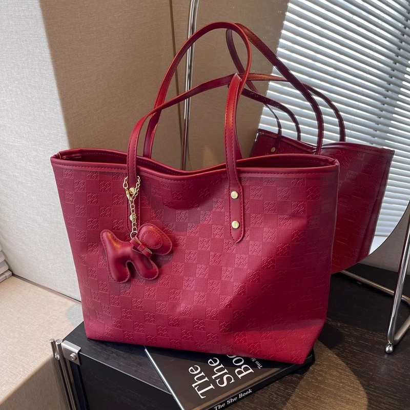 婚包大容量包包女包平时可用红包红色结婚新娘手提包大容量托特包