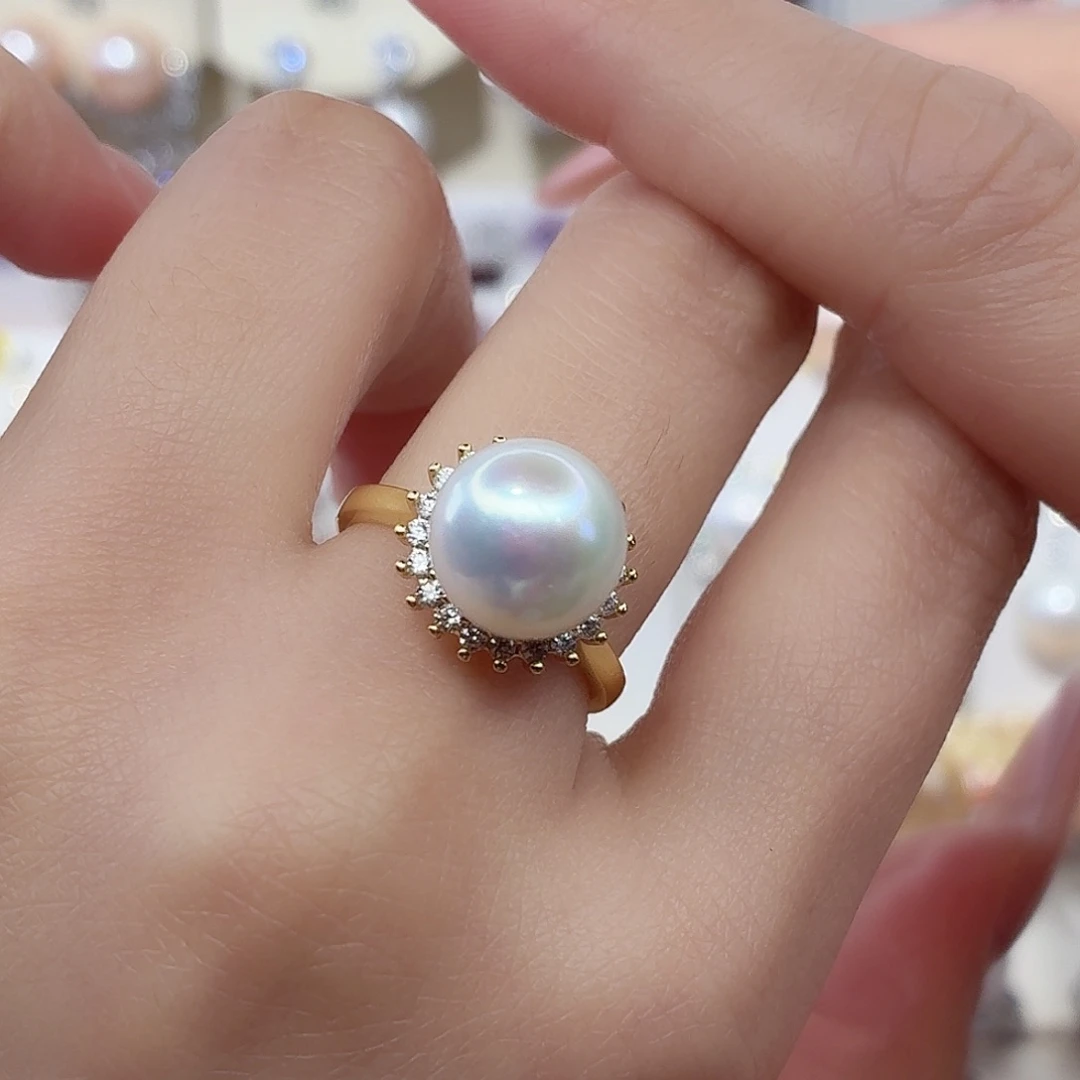 戒指合金淡水珍珠F