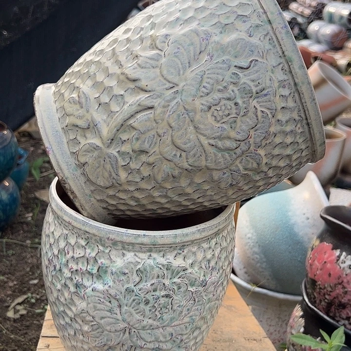 紫砂花盆口19高23。。。。。。。。。。。